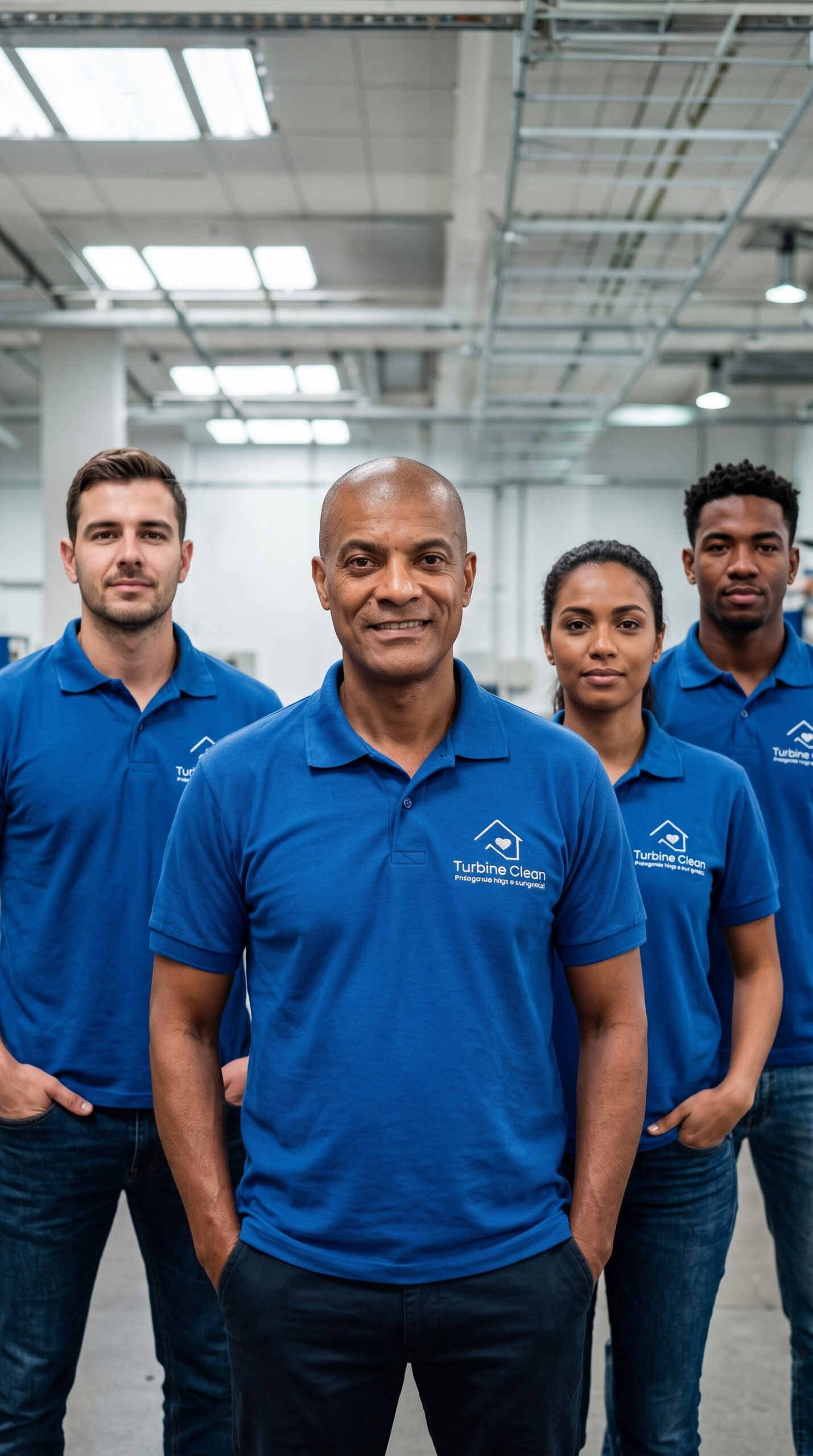 Equipe Turbine Clean pronta para atender empresas
